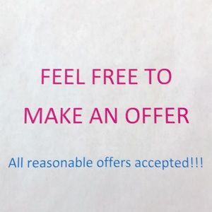 Feel free to make an offer!